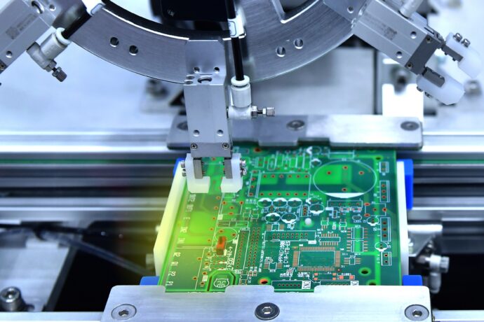 Technological process of soldering and assembly chip components