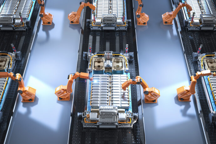Fuel Cells in Manufacturing Assembly Line